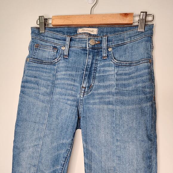 Madewell 9" High-Rise Skinny Jeans Seamed Step-Hem Edition Size 26 - Picture 4 of 10